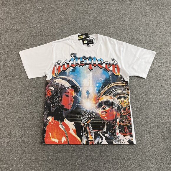 Retro Futuristic Godspeed T Shirt